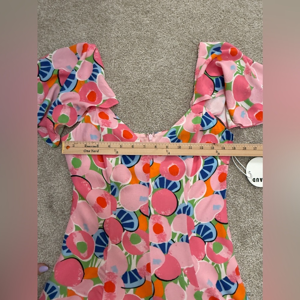 Staud - Chiquita Mini Dress - Colorful and Fruity - NWT - size 4 - Picture 9 of 16